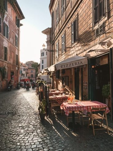 aula de culinária em roma